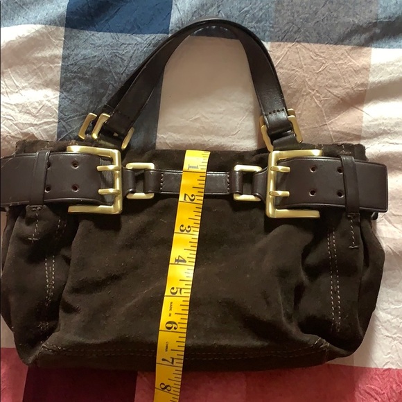 DKNY Vintage Suede/Leather Handbag - Picture 7 of 7